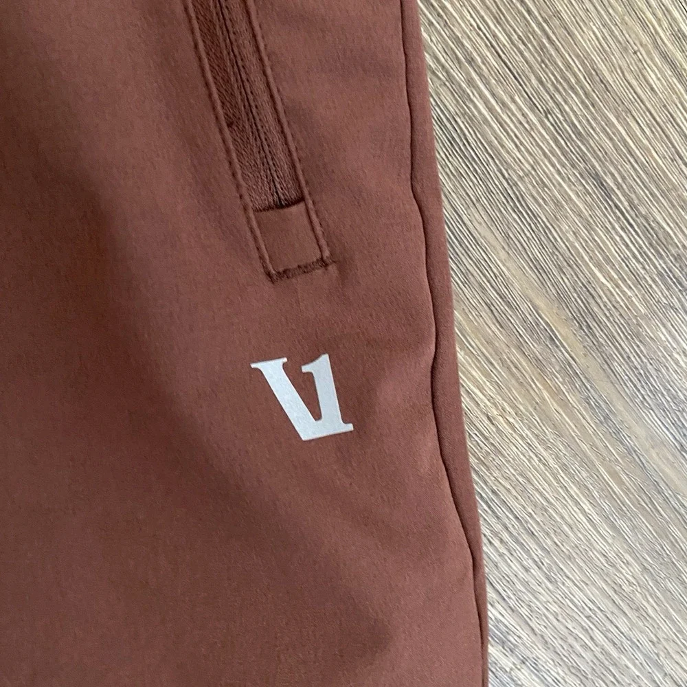 Vuori Transit Technical Joggers Mens X-Large Rust Performance Stretch Pants V417 - Picture 4 of 9